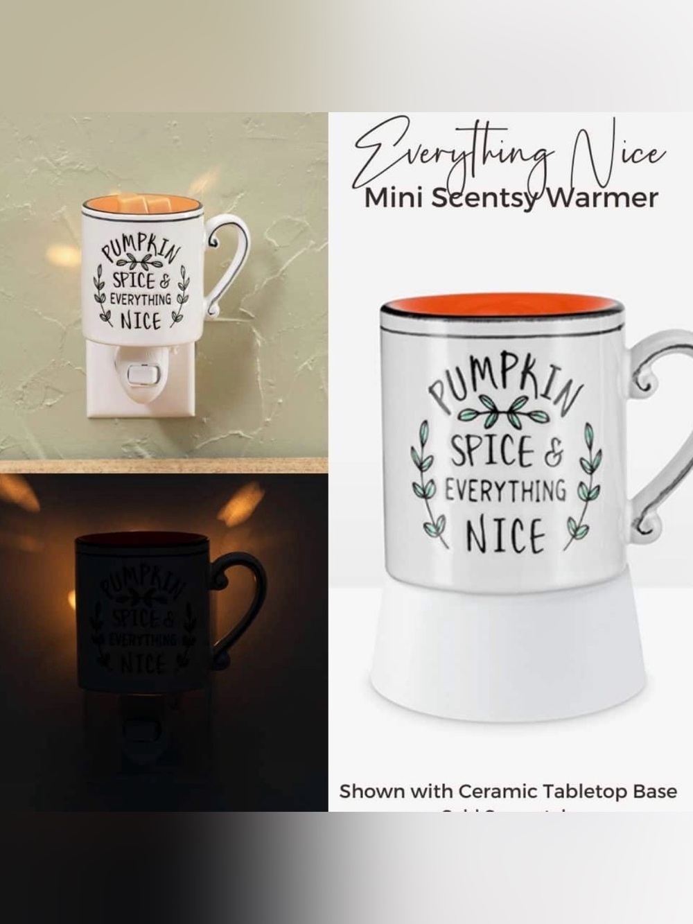 New Pumpkin Spice Everything Nice Scentsy Wax